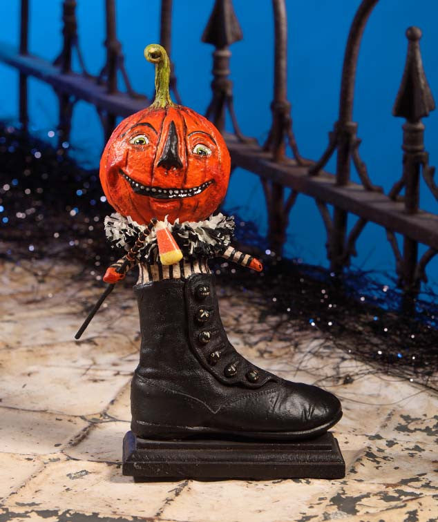 Shoe With Pumpkin Man