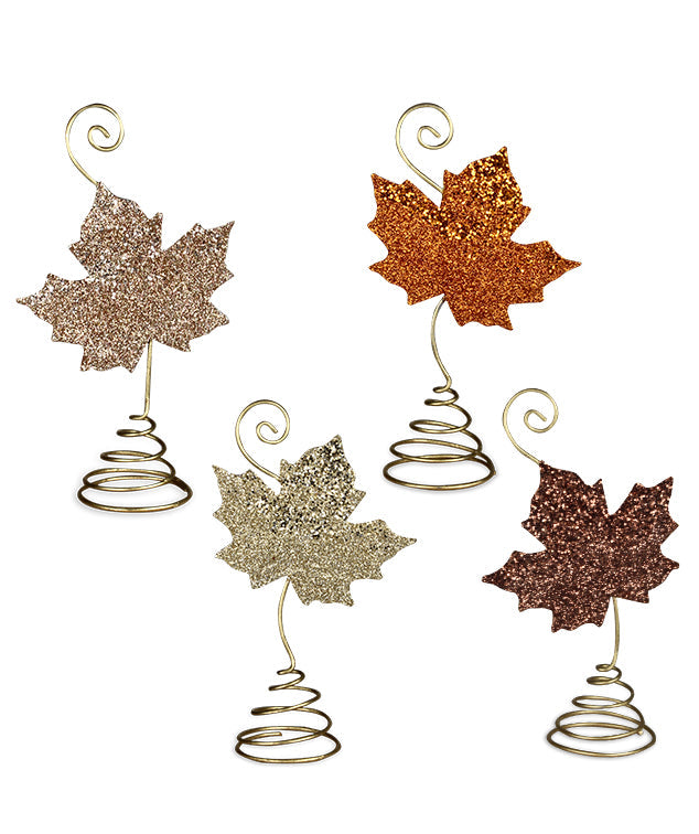 Elegant Leaf Place Card Holders