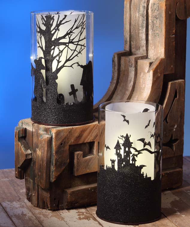 Halloween Silhouette Locomotion Lanterns