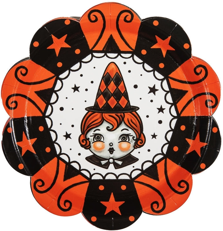 Johanna Parker Halloween Witch Paper Party Plates