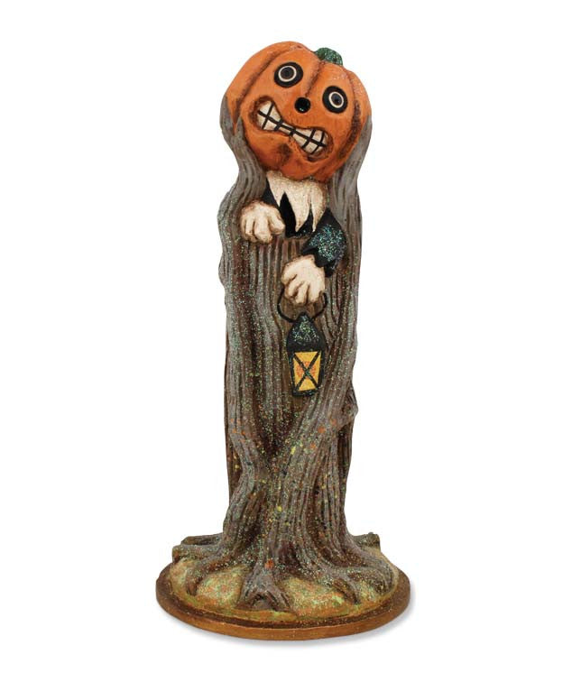 Pumpkin Coming Out of Tree