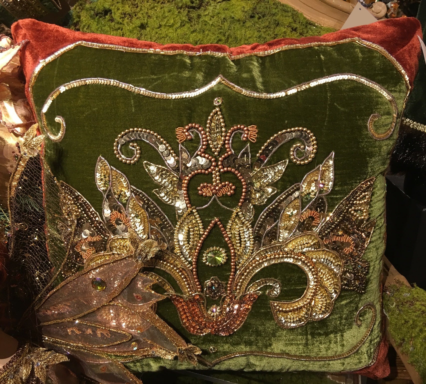 Spice Traditions Velvet Pillow Cover