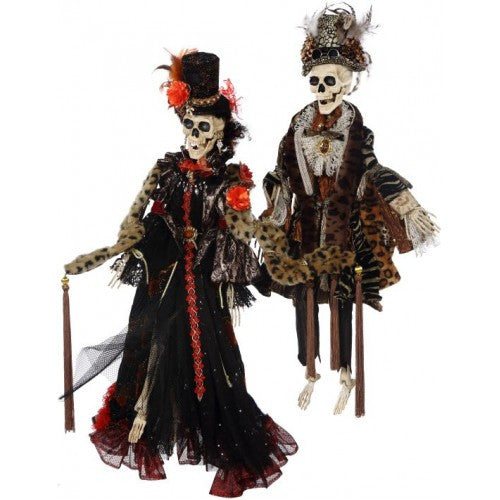 "Mr & Mrs Haute Couture Skeleton - 31"""