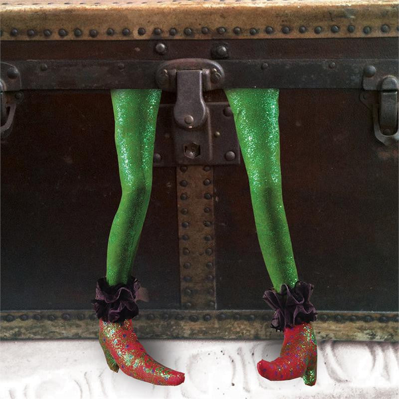 Green with Envy Witch Legs