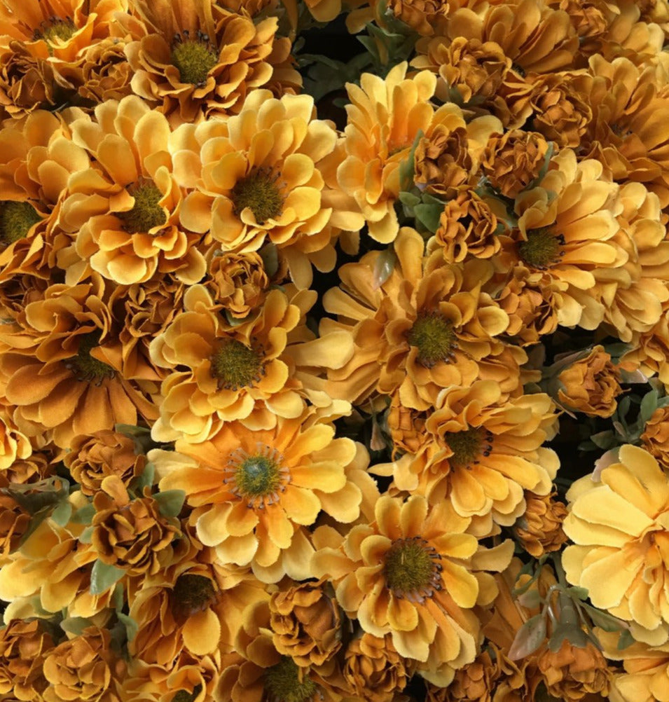Golden Yellow Mum Bunch