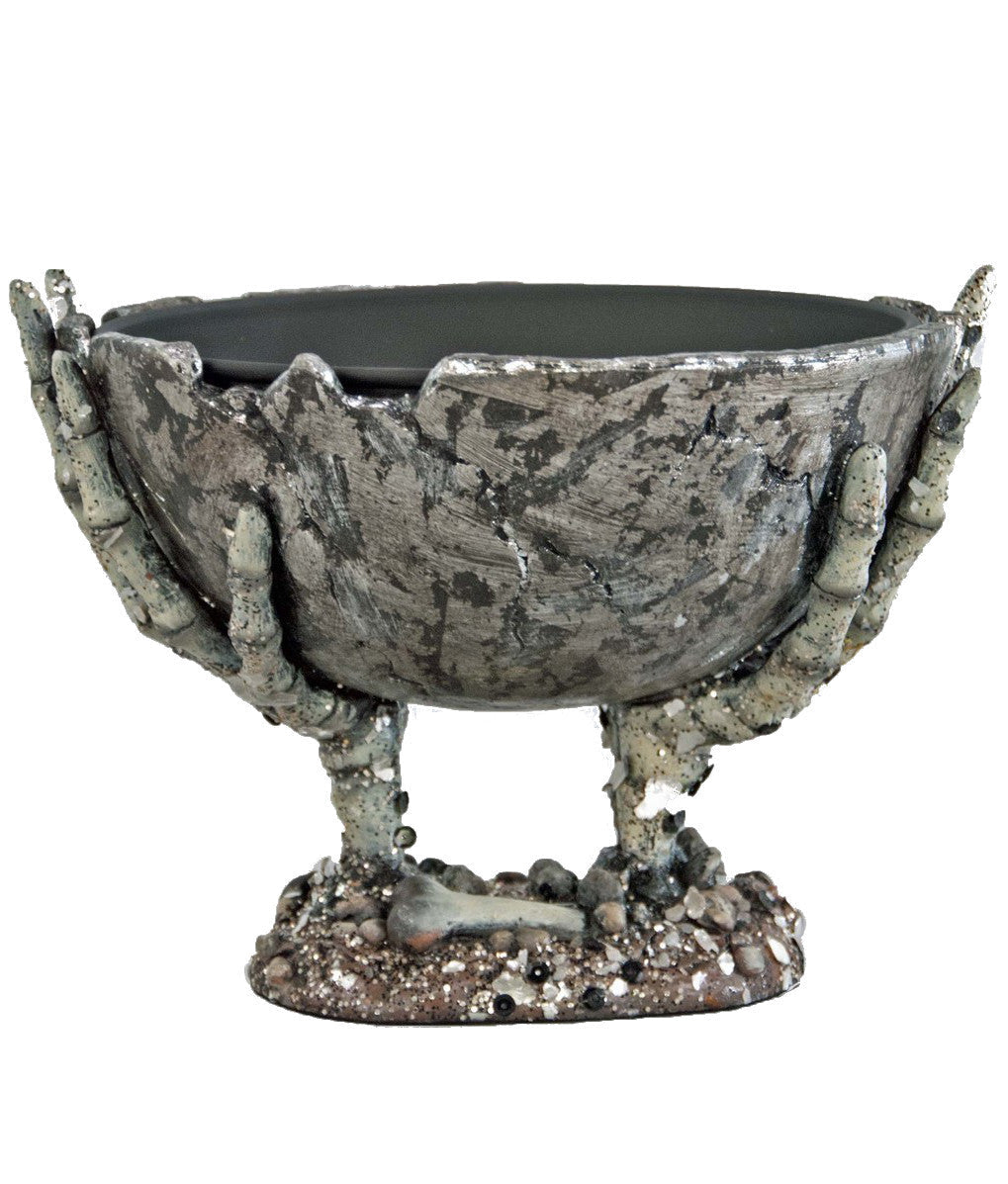 Glam Skeleton Hands Treat Bowl