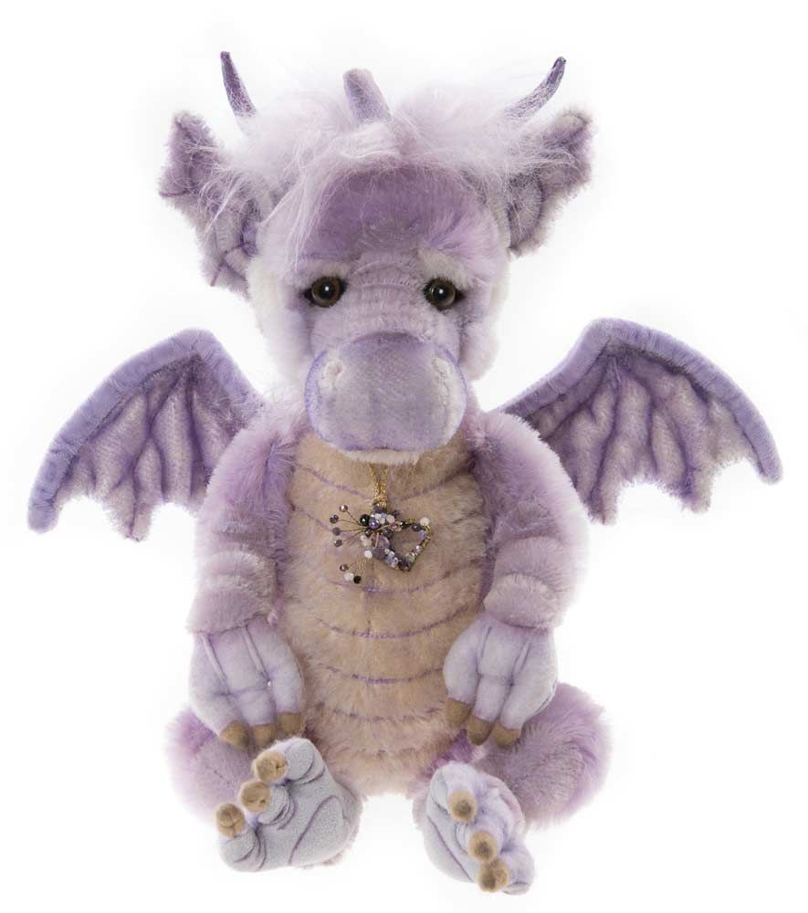 Charlie Bears Charms Purple Dragon