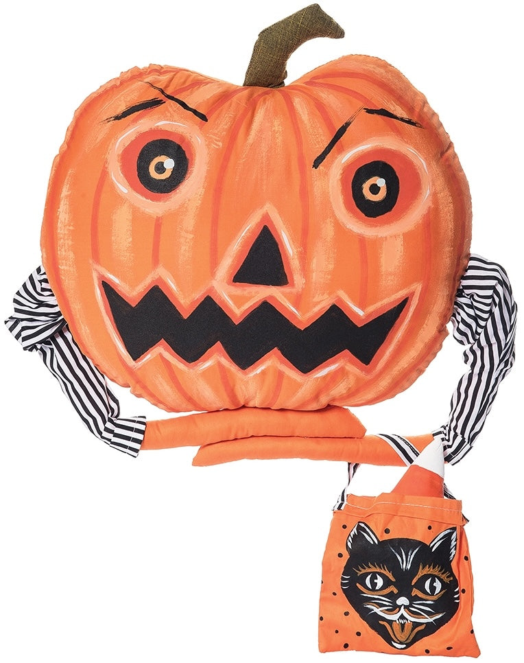 Crazy Jack Pumpkin Pillow