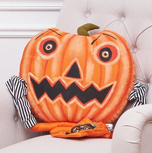Crazy Jack Pumpkin Pillow