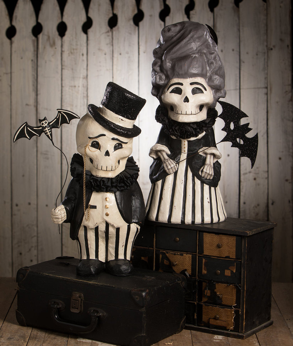 "Devine Desiree Skelly, Large Paper Mache"