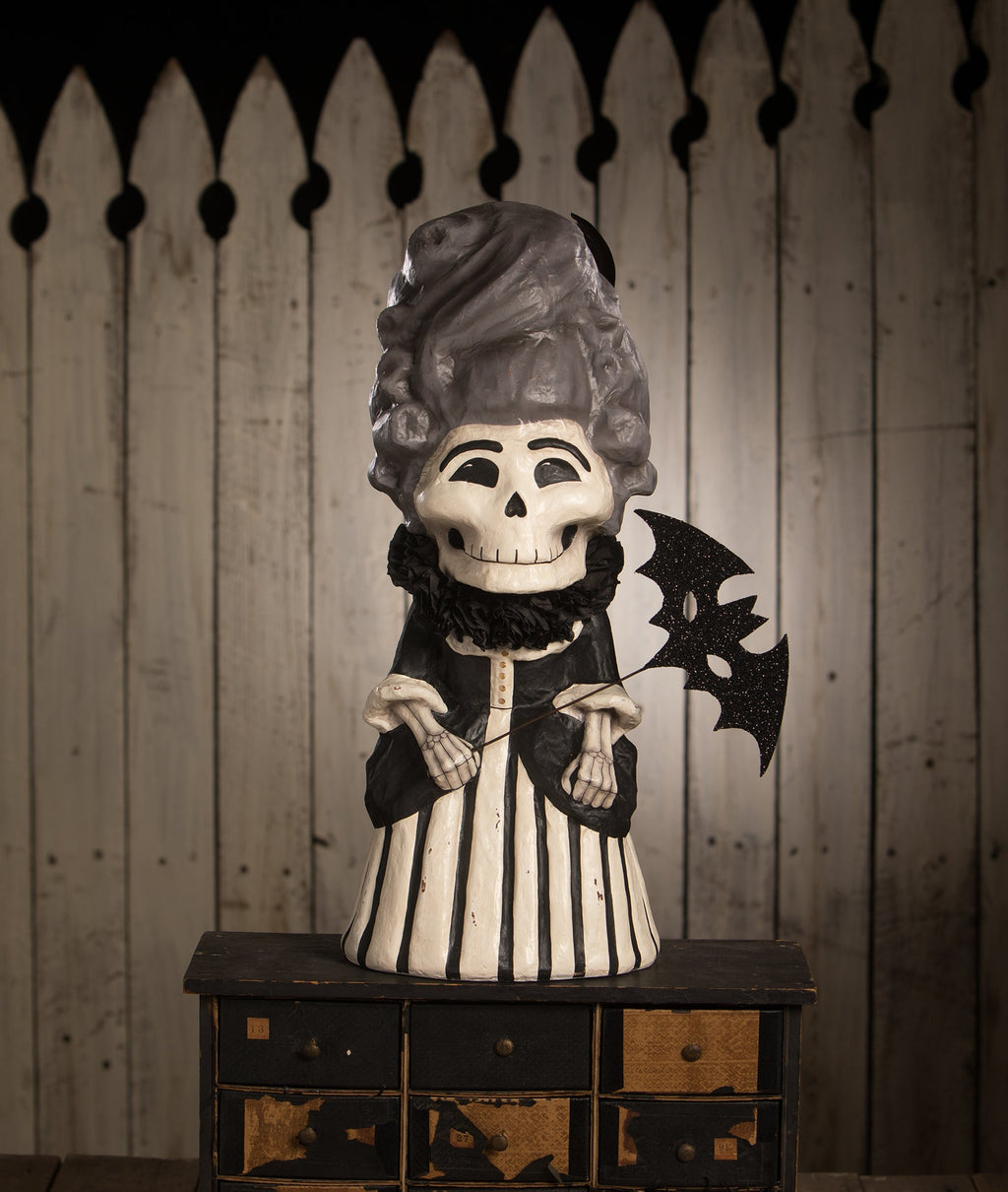 "Devine Desiree Skelly, Large Paper Mache"