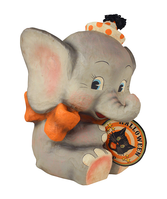 Halloween Ellie Elephant - Paper Mache