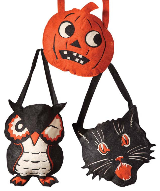 Halloween Felt Trick or Treat Bags