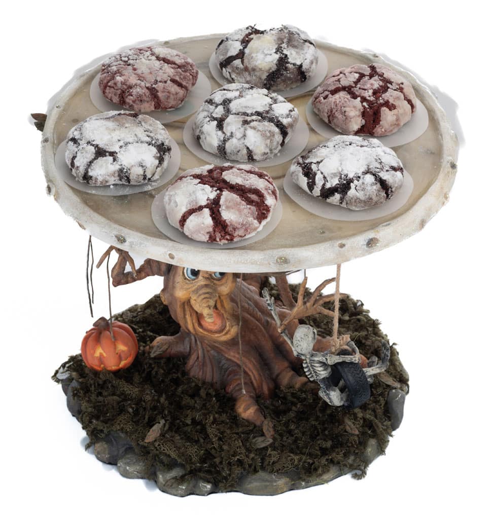 Halloween Hollow Haunted Tree Cake Stand