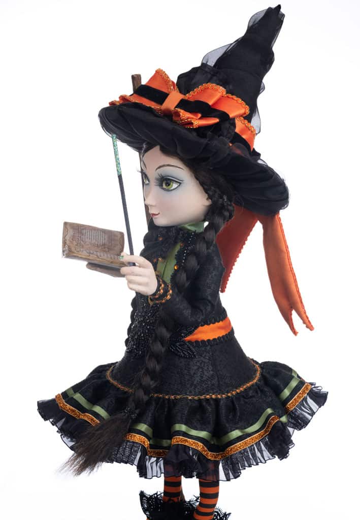 Katherine's Collection Hilary Blackroot Witch on Broom
