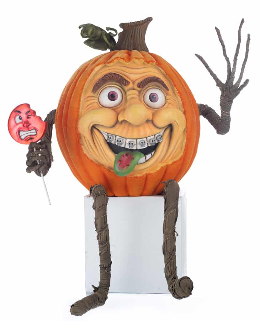Katherine's Collection Goofy Lanky Leg Pumpkin