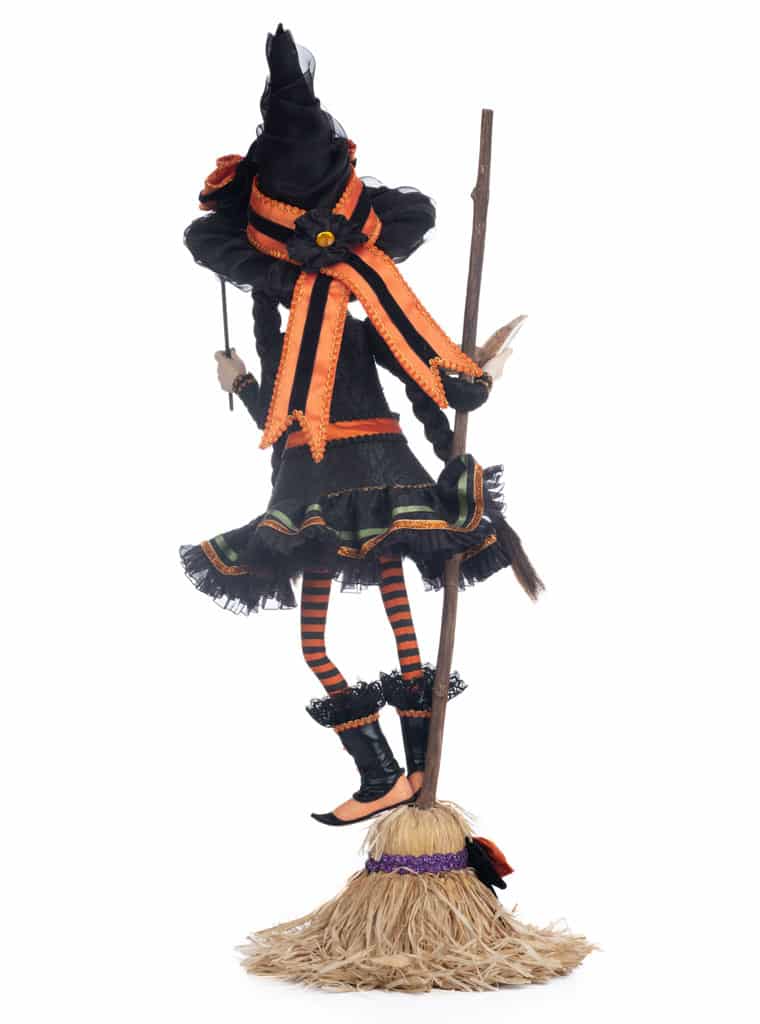 Katherine's Collection Hilary Blackroot Witch on Broom