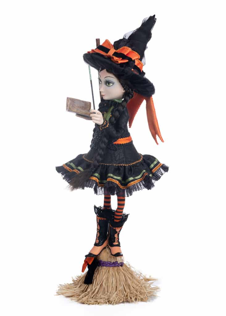 Katherine's Collection Hilary Blackroot Witch on Broom