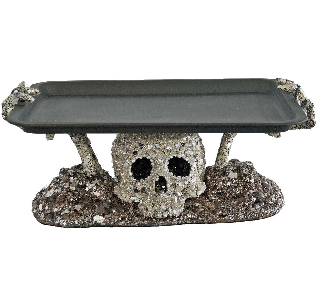Glam Skeleton Hands Tray