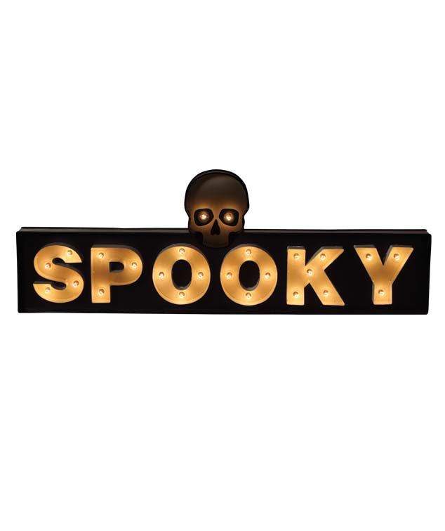 Spooky Marquee Halloween Sign