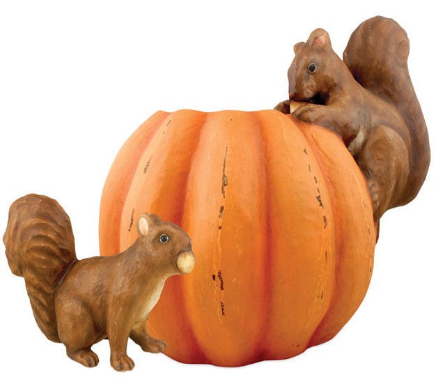 "Squirreling Around - Large Paper Mache 18"""