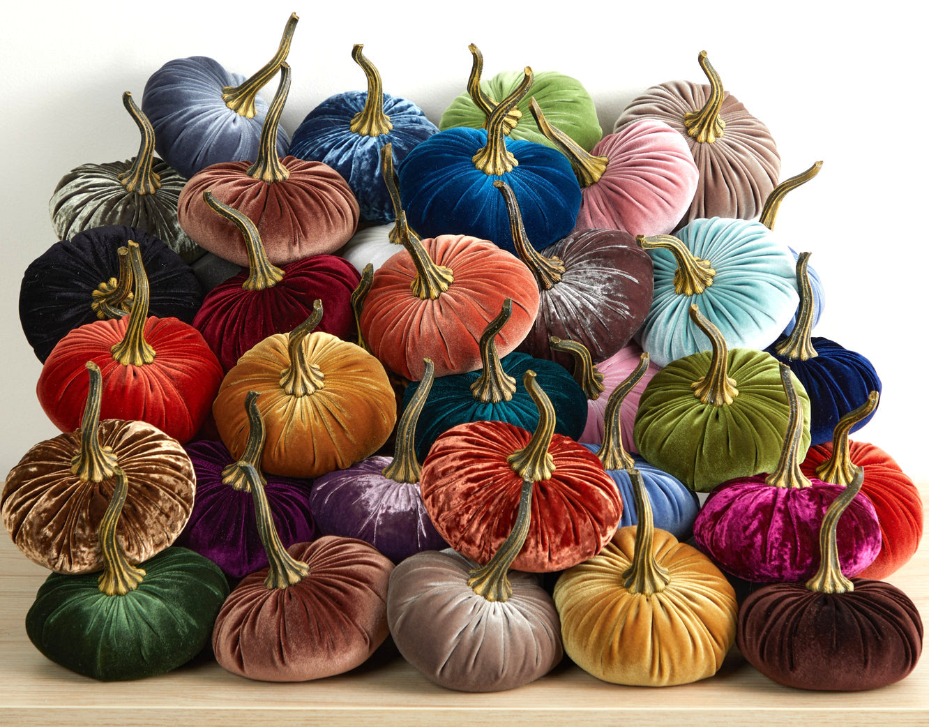 "Velvet Pumpkin, Slate Blue"