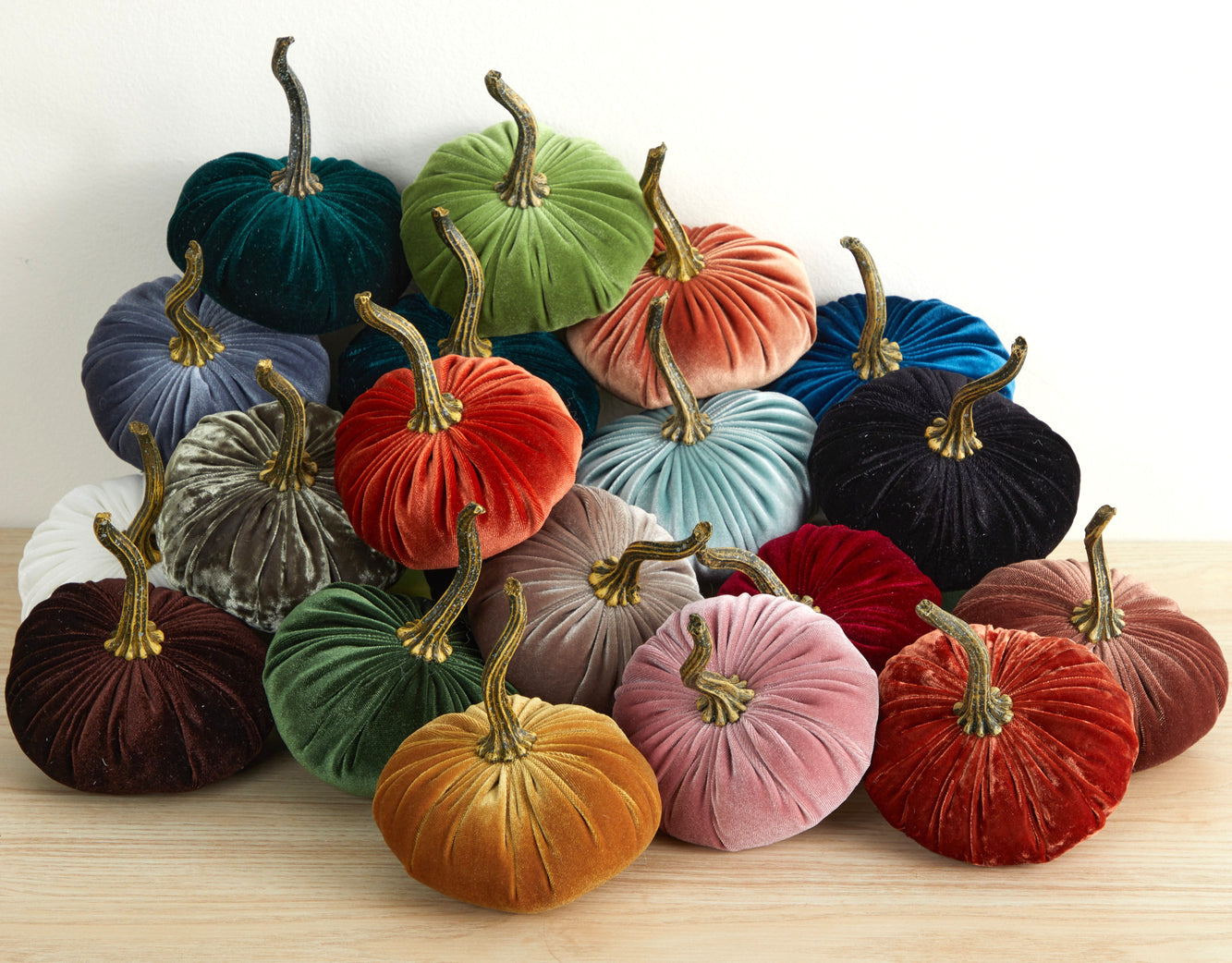 "Velvet Pumpkin, Slate Blue"